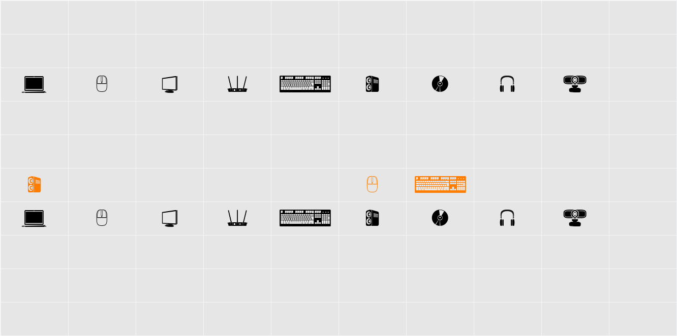 Equipment Character Map