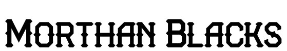 Morthan Blacks Font Image