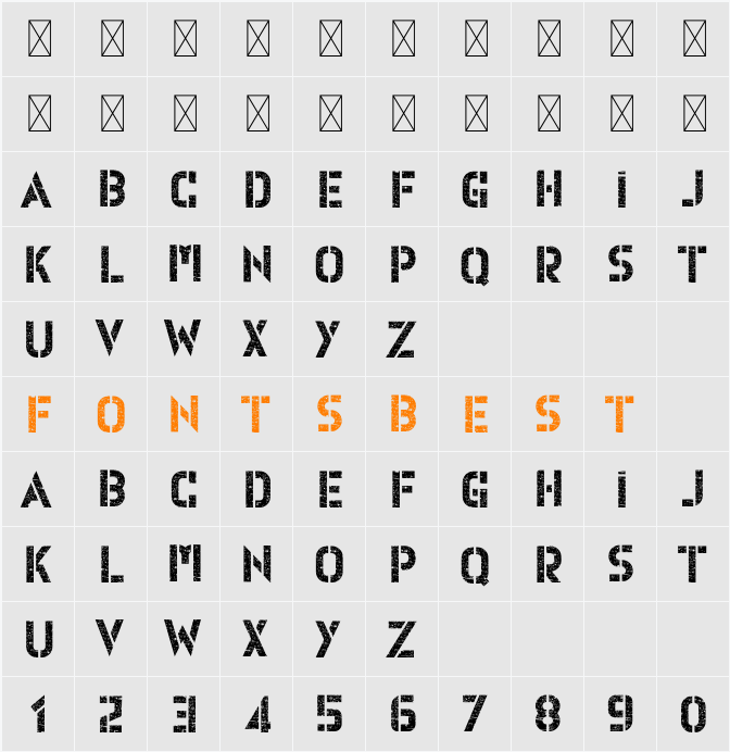 Fight Character Map