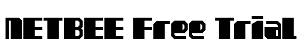 NETBEE Free Trial Font Image