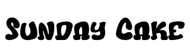 Sunday Cake Font Image