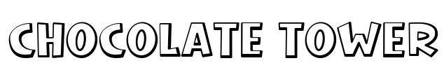 Chocolate Tower Font Image