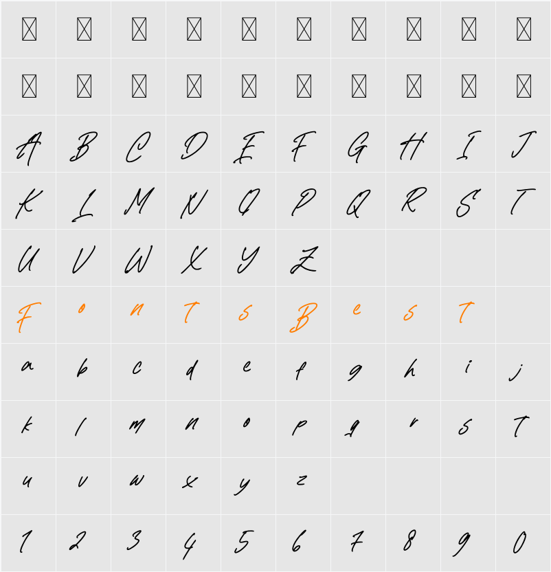Daesung Character Map