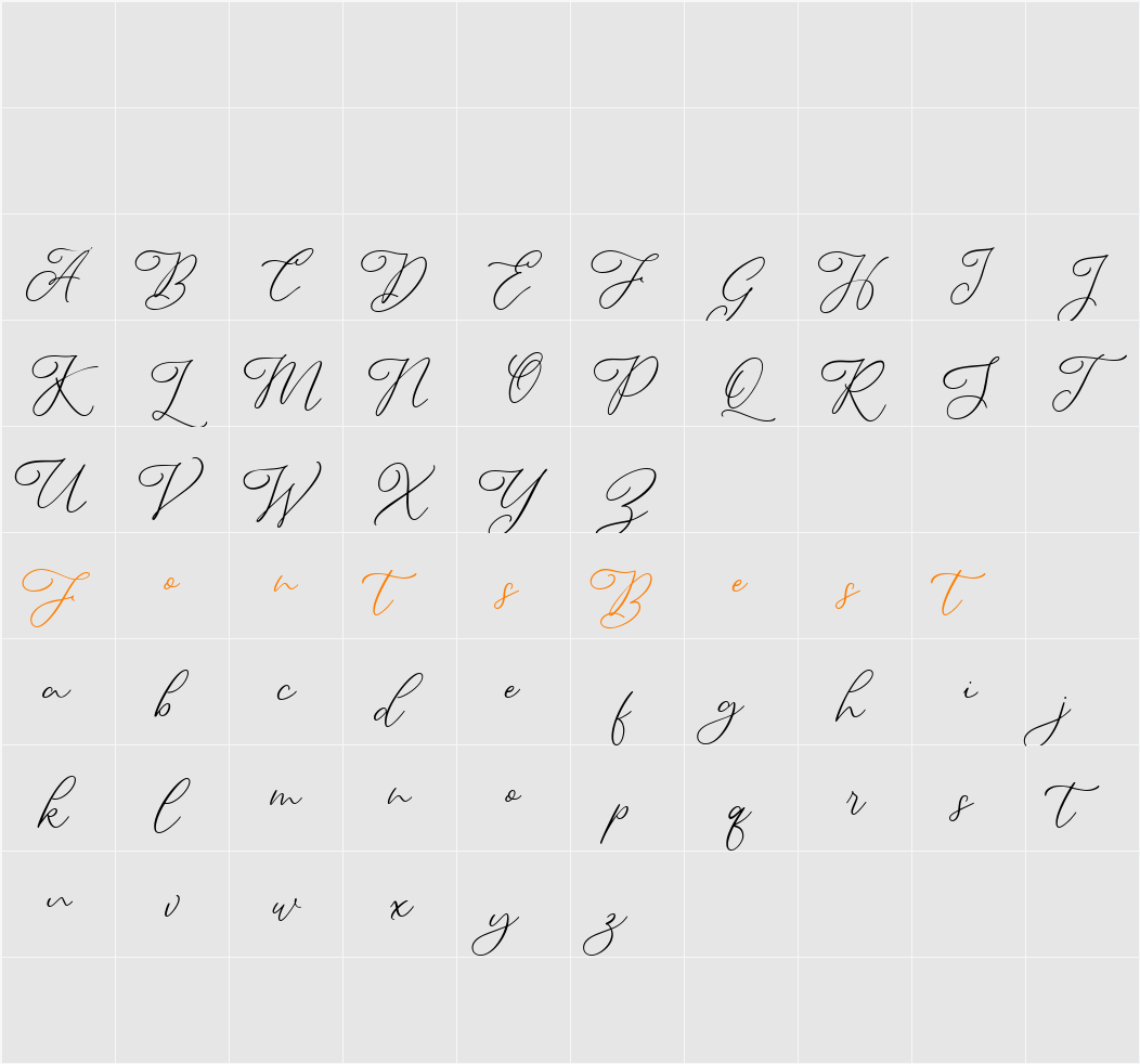 Alternation FREE Character Map