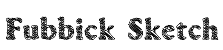 Fubbick Sketch Font Image
