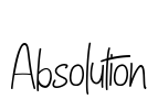 Absolution Font Image