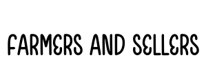 Farmers And Sellers Font Image