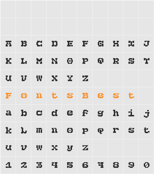 ET Artilux Rounded Character Map