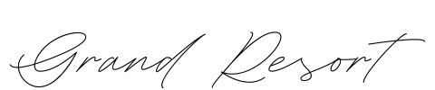 Grand Resort Font Image