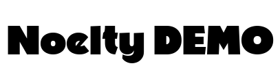 Noelty DEMO Font Image