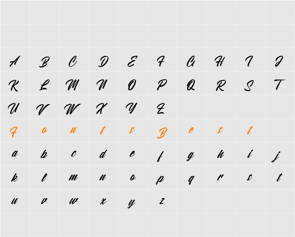 Atlantic Time Character Map