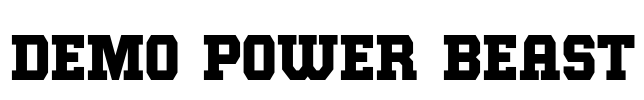 Demo Power Beast Font Image