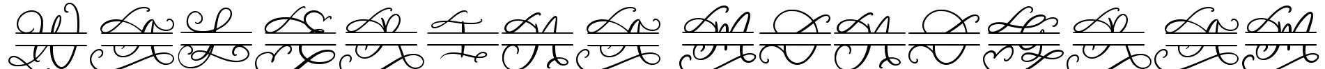 Walerina Monogram Font Image
