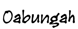 Oabungah Font Image