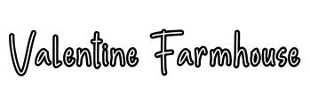 Valentine Farmhouse Font Image