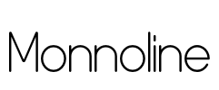 Monnoline Font Image