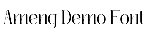 Ameng Demo Font Font Image