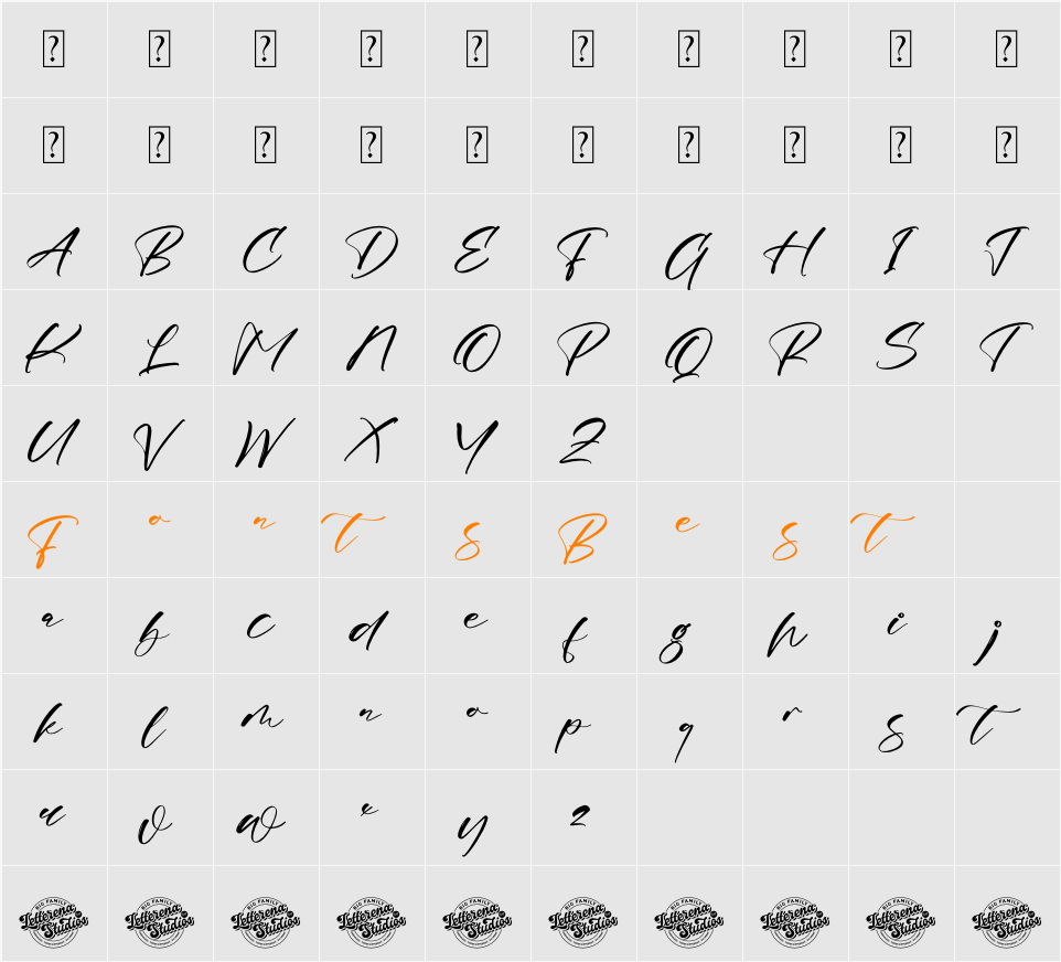 Magnotus Bractea DEMO VERSION Character Map