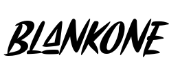Blankone Font Image