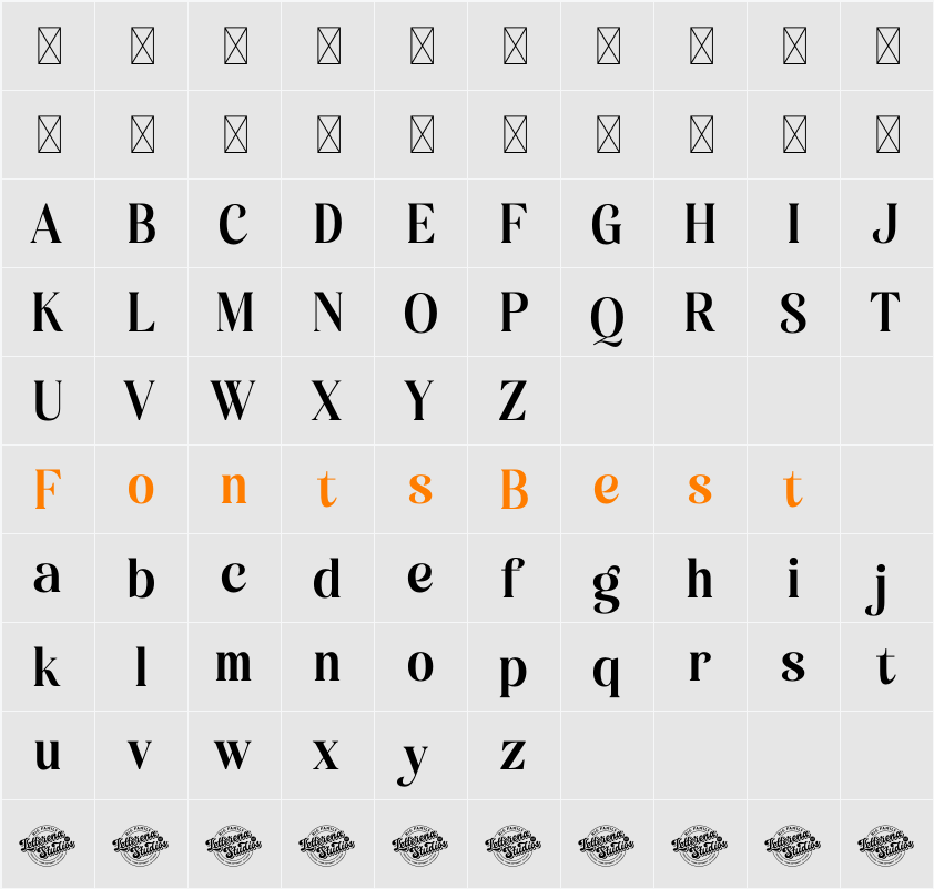 Miguales DEMO VERSION Character Map