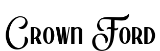 Crown Ford Font Image