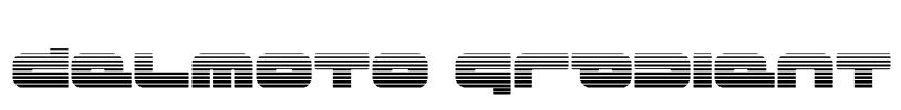 Delmoto Gradient Font Image