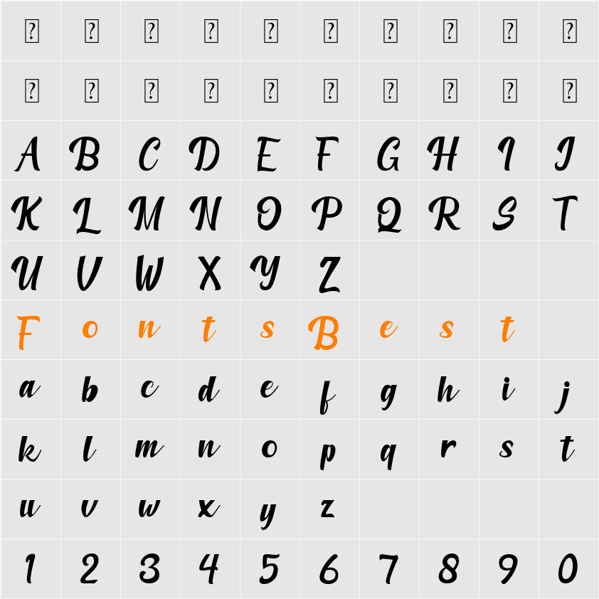 Amberllee Character Map