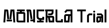 MONCBLA Trial Font Image