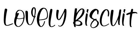 Lovely Biscuit Font Image