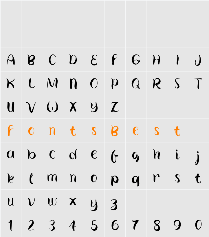 Classia Character Map