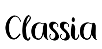 Classia Font Image