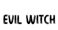 Evil Witch Font Image