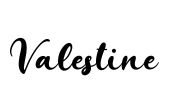 Valestine Font Image