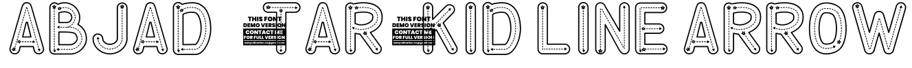ABJAD  STARS KID LINE ARROW