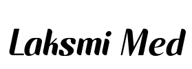 Laksmi Med Font Image