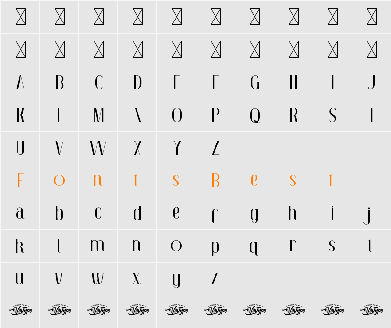 IslaVistaDemo Character Map