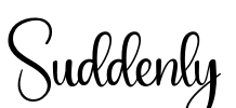 Suddenly Font Image