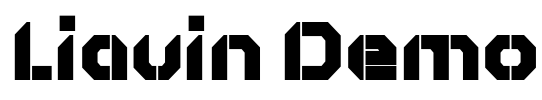 Liavin Demo Font Image