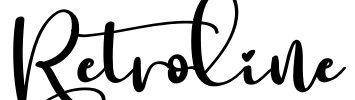 Retroline Font Image