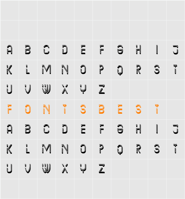 Anede Character Map