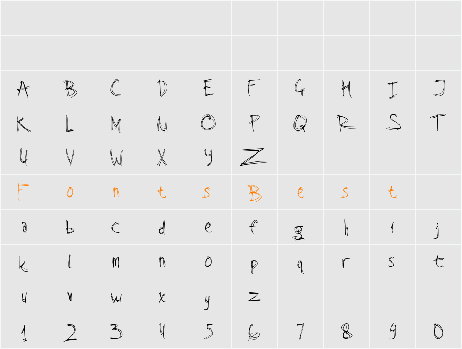 Hellrose Demo Character Map