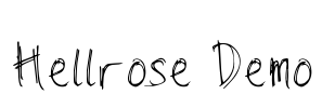 Hellrose Demo Font Image