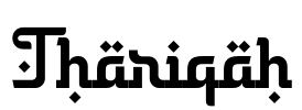 Thariqah Font Image