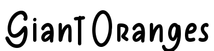 Giant Oranges Font Image