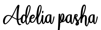 Adelia pasha Font Image