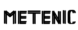 METENIC Font Image