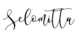 Selomitta Font Image