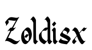 Zoldisx Font Image