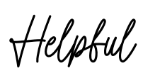 Helpful Font Image