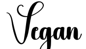 Vegan Font Image